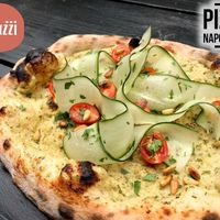 Pizza Melanzana, the pizza speciality of august at Vegazzi Specialty Pizzeria in Budapest