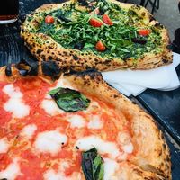 Our pizzas at Vegazzi Specialty Pizzeria in Budapest