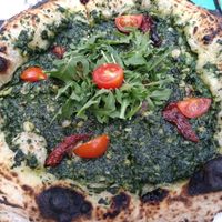 Pizza verde at Vegazzi Specialty Pizzeria in Budapest