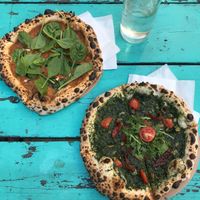 the best pizza I've ever had at Vegazzi Specialty Pizzeria in Budapest