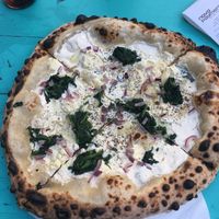 Vegan ricotta pizza 😍 at Vegazzi Specialty Pizzeria in Budapest