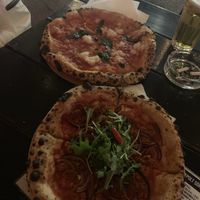 Mozzarella and Bolognese at Vegazzi Specialty Pizzeria in Budapest