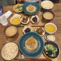 Vegan set menu of the day  at Gorey Cafe in Kyoto