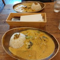Coconut curry at Gorey Cafe in Kyoto
