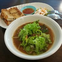 Penang Laksa and Nyonya roti at Lily's Vegetarian Kitchen - Georgetown in Penang