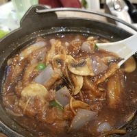Braised eggplant hot pot at Nature Cafe - Suntec City in Central Singapore