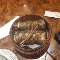 Bamboo rice at Zhu Li Guan in Taipei