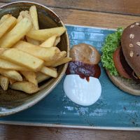 Really mediocre set for a whopping $26++!! at Hans im Glück in Central Singapore