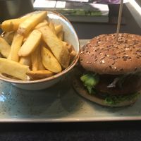 FABELHAFTER with a small fries. Around 26 SGD at Hans im Glück in Central Singapore