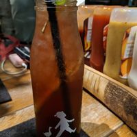 Forest berry iced tea, subtle and not so sweet so it was yum at Hans im Glück in Central Singapore