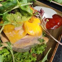 Golden slice cheese ~ Circuit Breaker Period Phrase 2 at Hans im Glück in Central Singapore