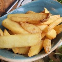 Thick cut fries ~ Circuit Breaker Period Phrase 2 at Hans im Glück in Central Singapore