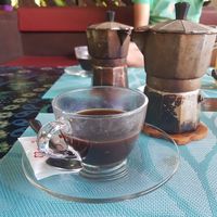 Great Italian coffee at Flower Power Restaurant in Koh Phayam