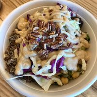 Farmers Market Bowl with Thani sauce at Honest Mary's in Austin