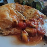 Customizable calzone for about 1300. Decent size at Slices in Osaka