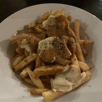 Vegan poutine  at Slices in Osaka