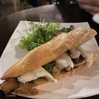 Cheese steak sub at Slices in Osaka