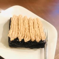 Mocha buttercream brownie .. INCREDIBLE  at Slices in Osaka