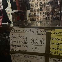 Vegan combo  at Taj Mahal  in Oaxaca