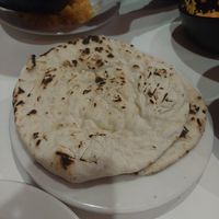 Garlic naan at Taj Mahal  in Oaxaca