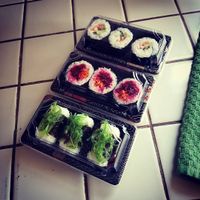 They have vegan sushi too! at Cafe Circle in Riverside