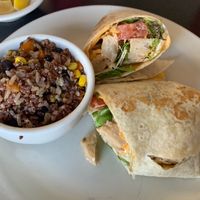 Buffalo Chix Wrap  at Ocala's Downtown Diner in Ocala