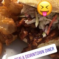 The Dirty Vegan Burger at Ocala's Downtown Diner in Ocala