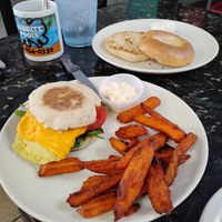 Vegan Breakfast Sandwich at Ocala's Downtown Diner in Ocala