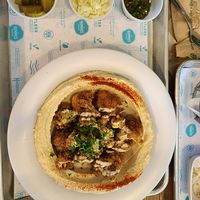 Cauliflower hummus bowl with the fixings! at The Hummus House in Fort Lauderdale