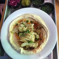 Cauliflower Hummus at The Hummus House in Fort Lauderdale