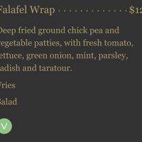 Wraps. at Les Amis Restaurant in Fullerton