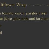 Wraps.  at Les Amis Restaurant in Fullerton