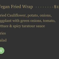 Wraps.  at Les Amis Restaurant in Fullerton