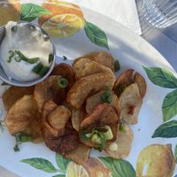 potatoes!!!  at Les Amis Restaurant in Fullerton