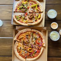 vegan pizzas at Catarina Restaurang och Pizzeria in Jonkoping