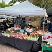 Vendor at Ballard Farmers Market in Seattle
