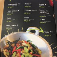 Menu 8 at Voi in Medan