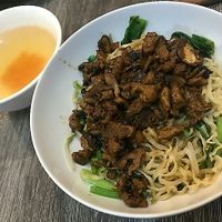 mie ayam jamur vegan ( vegan mushroom noodle ) at Voi in Medan