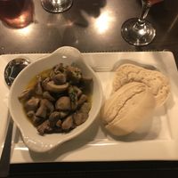 Garlic mushrooms  at The Courie Inn in Killin