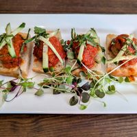 Meatless meatballs at The Brit in Port Talbot