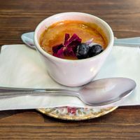 Creme brulé at The Brit in Port Talbot