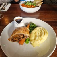 Mushroom Wellington at The Brit in Port Talbot