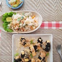 Tofu seaweed and mushroom salad at Mahob Buos - Siem Reap in Siem Reap