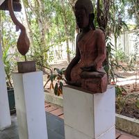 Some statues around the restaurant at Mahob Buos - Siem Reap in Siem Reap
