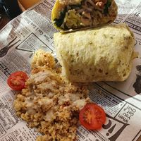 Vegan wrap + couscous at Cocome in Sevilla