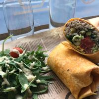 Wrap with own choice of filling at Cocome in Sevilla