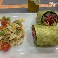 Spinach wrap at Cocome in Sevilla