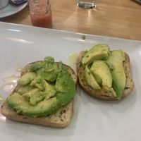 Gluten free avo toast with tomato  at Cocome in Sevilla