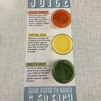 Juice Menu 05/01/2021 at Anna's House in Westland