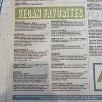 Vegan menu   at Anna's House in Westland